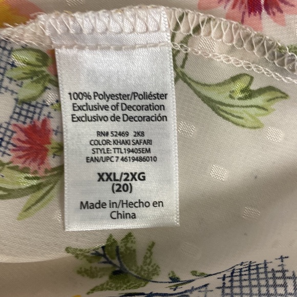 XXL size 20 Time and Tru cover up - Picture 6 of 7